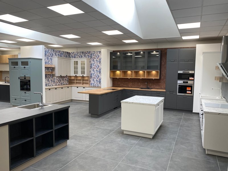 Vnitřní prostory prodejny kuchyní